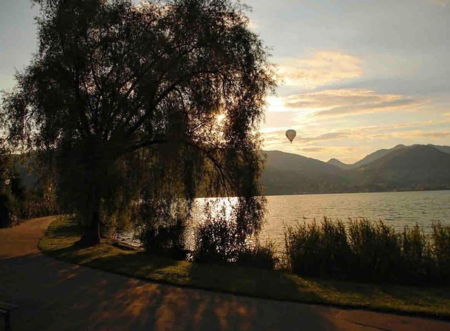 See- Und Bergblick In Bestlage Am Tegernsee Esterno foto